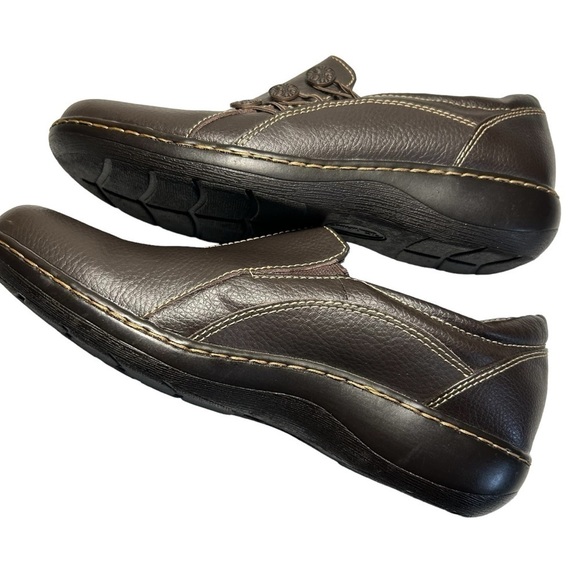 Thom McAn Melba Brown Leather Slip On Loafers Sz 7.5 - Picture 5 of 11